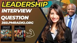 Tough LEADERSHIP Interview Question Program Project Portfolio Management
