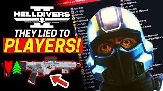 Helldivers 2 Community Tricked by Sony - Devs RESPOND