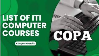 ITI COPA TRADECOURSE FULL DETAILS IN MALAYALAM