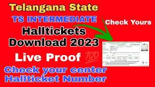 TELANGANA INTERMEDIATE 2023 HALLTICKETS DONWLOAD WEBSITE LINK DOWNLOAD HALKTICKET 2023 INTERMEDIATE