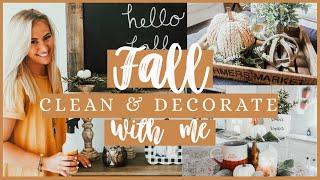 FALL CLEAN AND DECORATE WITH ME 2019  ULTIMATE CLEAN WITH ME  FALL SPEED CLEANING MOTIVATION