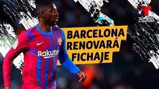 ¿El Barcelona renovará fichaje de Ousmane Dembélé?  Telemundo Deportes