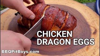 Chicken Dragon Eggs over easy