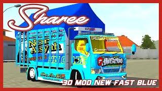 SHAREE 3D MOD NEW HM CABE FAST BLUE ALAN DARMA S BY BANG BEN  Bus Simulator Indonesia