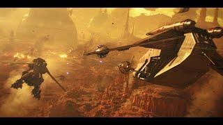 The Battle of Geonosis War Scenes 4K HDR - Star Wars Attack of the Clones