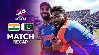 India orchestrates memorable win over Pakistan  Match Recap  IND v PAK  T20WC 2024