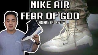 Nike Air Fear Of God FULL REVIEWUNBOXING - WORLDS FIRST LOOK