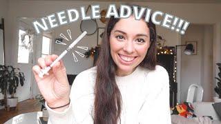 how to give yourself an injection  IVF needle tips and tricks