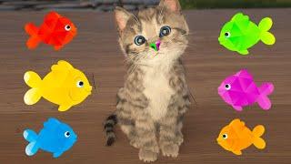 SUPER LITTLE KITTEN ADVENTURE - THE STORY OF CUTE LITTLE CAT FANCY DRESS PARTY AND FUNNY SCHOOL DAY