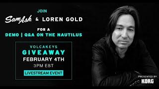 KORG Nautilus Loren Gold PerformanceGiveawayQ&A