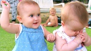 Bebés gemelas - LA PELEA MÁS TRISTE O ADORABLE Mellizas Eider Anne + Globo