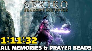Sekiro All Memories & Prayer Beads Speedrun in 11132 Former World Record