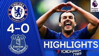 Chelsea 4-0 Everton  Superb Chelsea Spoil Ancelottis Return  Premier League Highlights