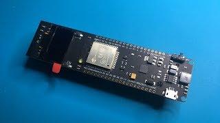 5 Minute Project TTGO ESP32 OLED Li-Ion board WebRadio