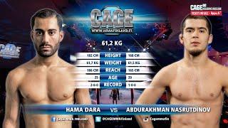 CAGE 59 Dara vs Nasrutdinov Complete MMA Fight