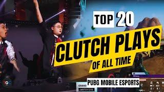Revealing The Top 20 Plays of PUBG MOBILE Esports History @PUBGMOBILEEsports