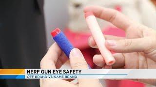 Nerf gun dart safety