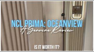 NCL PRIMA REAL OCEAN VIEW - CABIN REVIEW. Is it worth it?