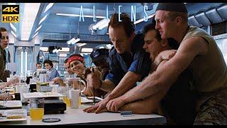 Aliens 1986 Breakfast Scene Jaw-Dropping 4K UHD HDR Remastered Edition