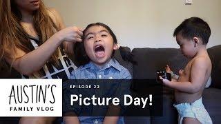 Austins School Picture Day  Austin Vlog  HiHo Kids