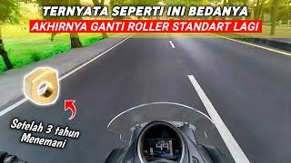 Review perbedaan sliding roller dengan roller biasa. Berat sama 13 gram di nmax. Ngobrol motovlog