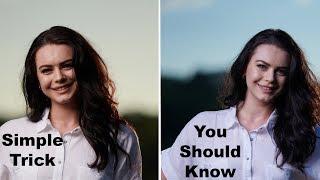 Outdoor Portrait PHOTOGRAPHY TIP Every Portrait PHOTOGRAPHER Should Know