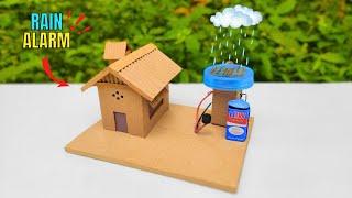 How to make a Rain Detector Alarm at home  Science project