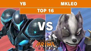 2GG Prime Saga - YB Dark Samus vs Echo Fox MVG  MkLeo Wolf Top 16 - Smash Ultimate