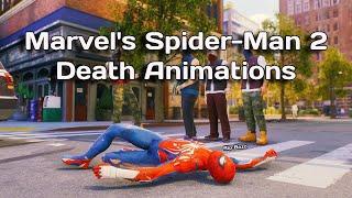 Marvels Spider-Man 2 Death Animations