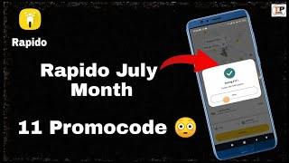 Rapido new coupan code  Rapido Promocode July Month new promocode