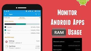 How to check Android Phone Running Time  How to Check Ram Usage