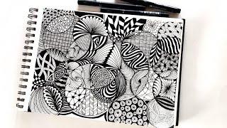 Zentangle art  Zentangle  Doodle art  Zendoodle  Zentangle patterns  Doodle patterns