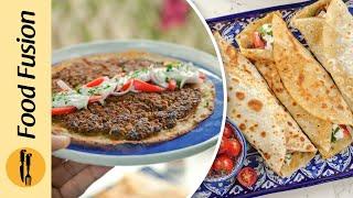 Turkish Lahmacun Recipe by Food Fusion