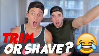 DO WE TRIM OR SHAVE?  QnA 12 With JORDAN  AbsolutelyBlake