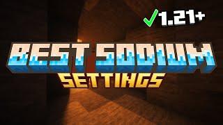 BEST SODIUM SETTINGS 1.21 - Get more FPS and NO Lags in Minecraft 1.21 2024