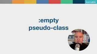 The empty Pseudo Class