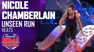 Unseen run Nicole Chamberlain makes her Ninja debut  Australian Ninja Warrior 2020