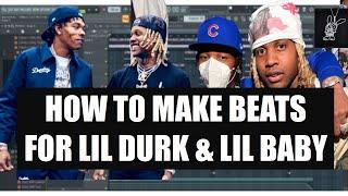 How To Make Triplet Beats For Lil Baby x Lil Durk Tutorial  FREE FLP Download  FL Studio