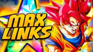 Dokkan Battle 100% RAINBOW MAX LINKS DOKKANFEST SSJG GOKU IS BEYOND UNBELIEVABLE