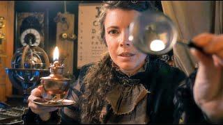 Steampunk Cranial Nerve Exam  ASMR Roleplay medical nose eye face & ear exam soft spoken