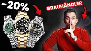 Wie komme ich als Grauhändler so günstig an Uhren von Rolex & Co?