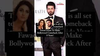 #FawadKhan is all set to make his #Bollywood #comeback alongside #VaaniKapoor are you excited?