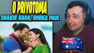 AUSTRALIAN REACTION  O PRIYOTOMA- Full Song  Priyotoma  Shakib Khan  Idhika