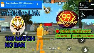 Free Fire New Updated Neck Drag  Headshot Mod Apk + Hologram Obb File▪️100% Antiblacklist Obb File