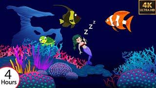 4 HOURS Beautiful Lullaby for Babies To Go To Sleep fish Aquarium Bedtime Lullaby For Sweet Dreams