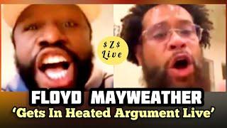 FLOYD MAYWEATHER Gets In HEATED ARGUMENT with DEVIN HANEY FATHER LIVE on IG  This Got Real Ugly