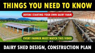Dairy Shed Design Construction Plan Information  Dairy Cow Farming