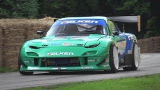 James Deane 480hp Mazda RX7 FD3S Show & Great Sounds