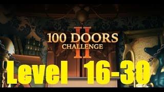 100 Doors Challenge 2 - Level 16 - 30 Walkthrough - 100 Дверей сложная игра