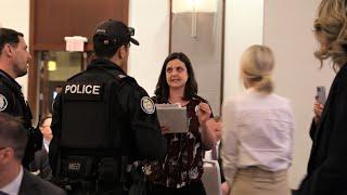 Pro-Palestine Аctivist Interrupts Canadian Defense Minister Speech In Toronto May 03 2024